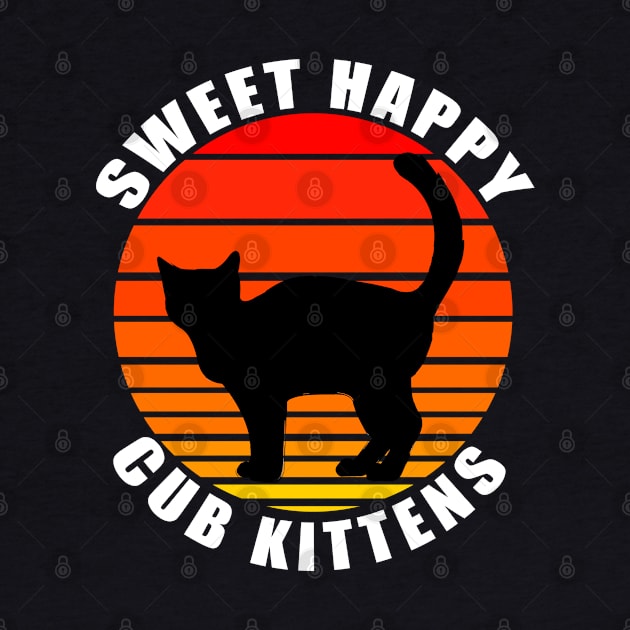 Sweet Happy Cub Kittens by Thedesignstuduo